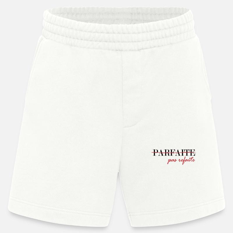 parfaite, pas refaite (noir) - Short bio épais fabriqué en UE - OFF WHITE