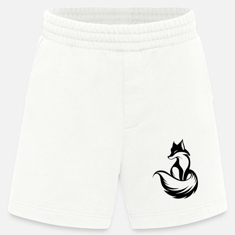 Fox Foxes - Heavyweight Shorts - made by SPREAD - OFF WHITE