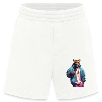 Hip-Hop-Tiger - Heavyweight Shorts - made by SPREAD  - OFF WHITE - Vorne