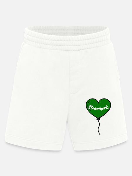 Steiermark Herz Luftballon - Heavyweight Shorts - made by SPREAD - OFF WHITE