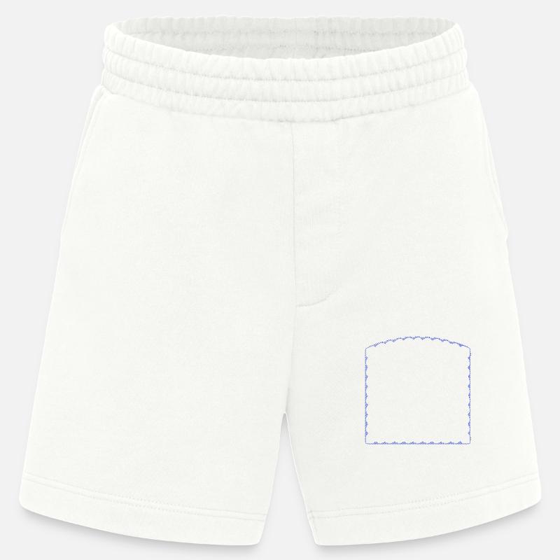 Bordure créative - Vectorale - Short bio épais fabriqué en UE - OFF WHITE