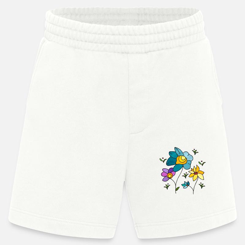 Blumen - Heavyweight Shorts - made by SPREAD  - OFF WHITE