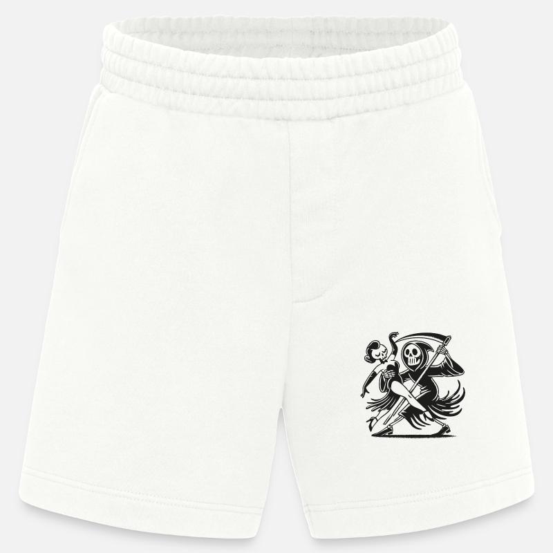 Tanzen mit dem Sensenmann - Heavyweight Shorts - made by SPREAD - OFF WHITE