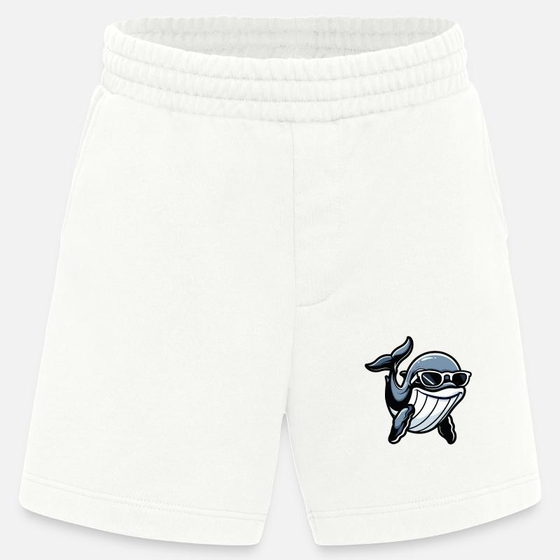 Wal Comic Cool - Heavyweight Shorts - made by SPREAD  - OFF WHITE