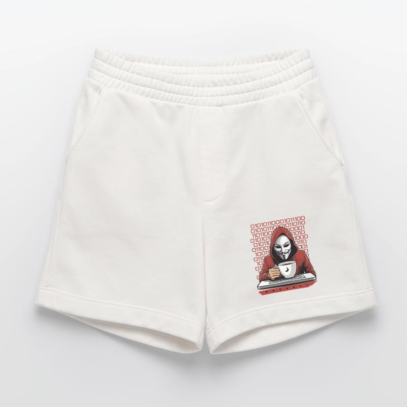 Anonymous Hacker Heavyweight Shorts - made by SPREAD 