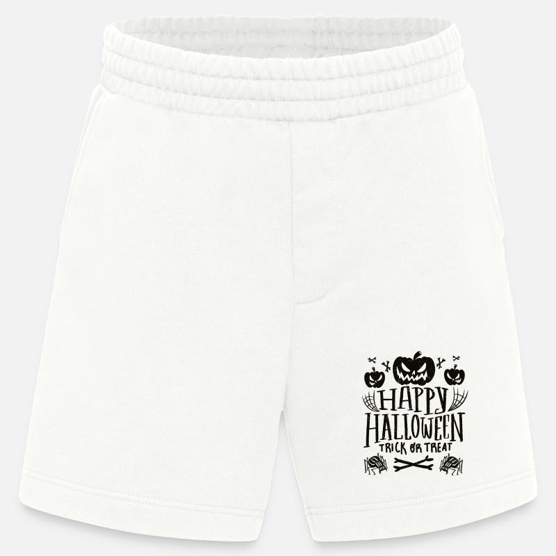 Fröhliches Halloween-Süßes oder Saures - Heavyweight Shorts - made by SPREAD  - OFF WHITE
