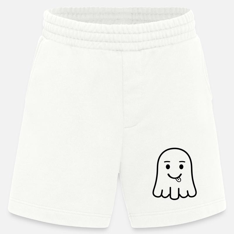 Ghost Comic - Heavyweight Shorts - made by SPREAD  - OFF WHITE