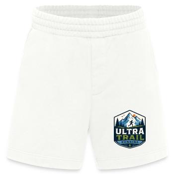 Ultra Trail Running - Short bio épais fabriqué en UE - OFF WHITE - Devant