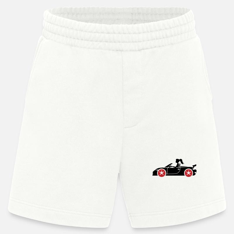 Femme Voiture Cabriolet - Short bio épais fabriqué en UE - OFF WHITE