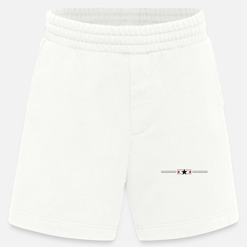 Sterne Linie Symbol Element - Heavyweight Shorts - made by SPREAD  - OFF WHITE