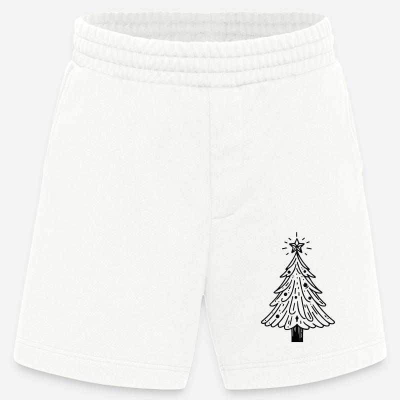 Weihnachtsbaum - Heavyweight Shorts - made by SPREAD  - OFF WHITE