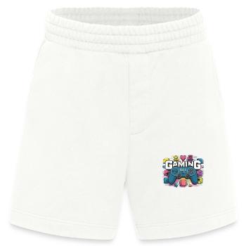 Gaming - Controller - Heavyweight Shorts - made by SPREAD  - OFF WHITE - Vorne