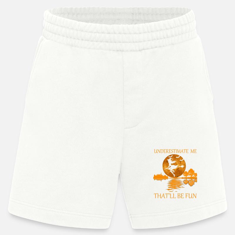 Unterschätze mich, das wird Spaß machen - Heavyweight Shorts - made by SPREAD  - OFF WHITE