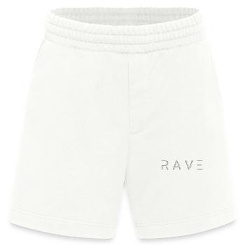 Rave Psy Goa Hardstyle Techno Festival Psychedelic - Heavyweight Shorts - made by SPREAD  - OFF WHITE - Vorne