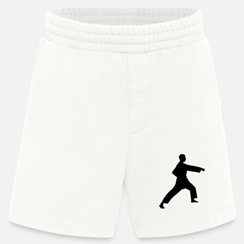 Punsch Karate oder Teakwondo Punsch - Heavyweight Shorts - made by SPREAD  - OFF WHITE