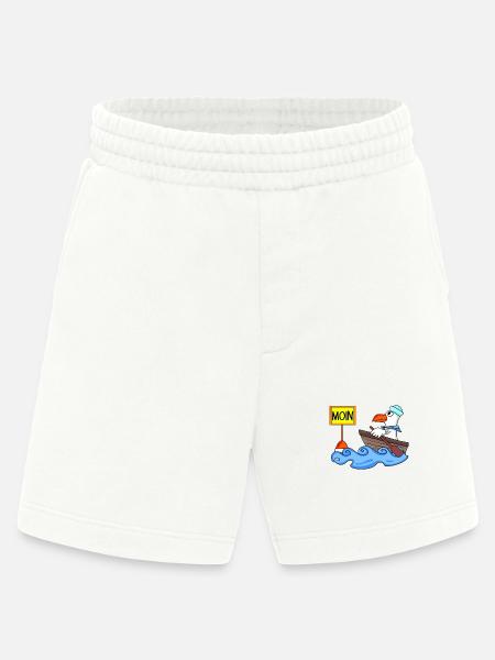 Moin Seemann Möwe Seemöwe Boot - Heavyweight Shorts - made by SPREAD - OFF WHITE