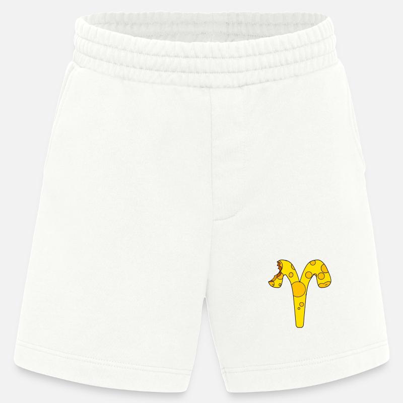 Sternzeichen Widder - Heavyweight Shorts - made by SPREAD  - OFF WHITE