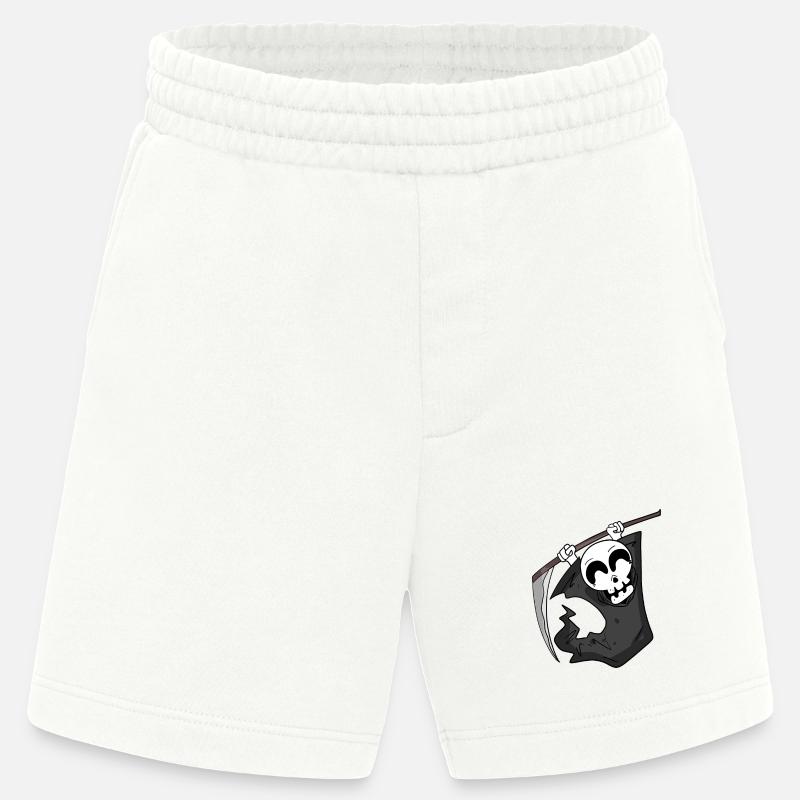 Sensenmann freut sich - Heavyweight Shorts - made by SPREAD  - OFF WHITE