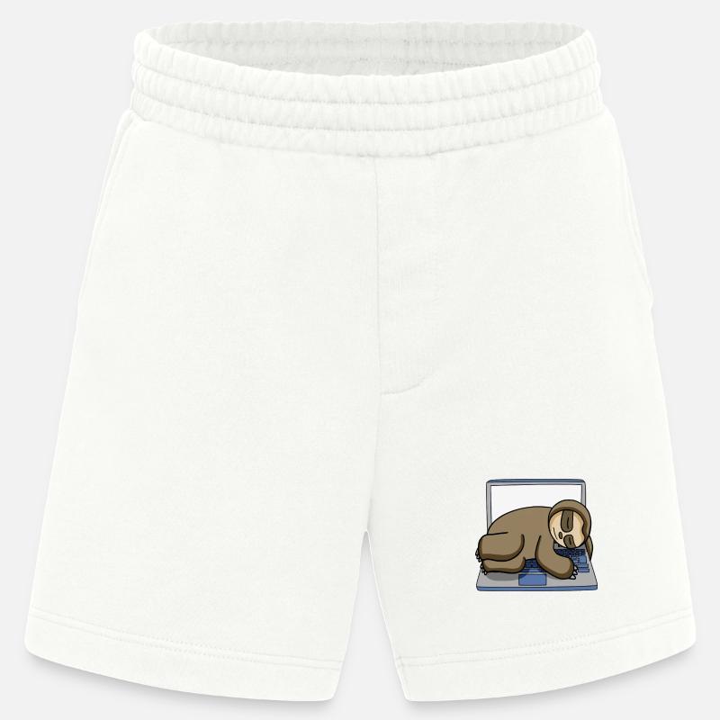 Computer Nerd Programmer Gift - Heavyweight Shorts - made by SPREAD - OFF WHITE