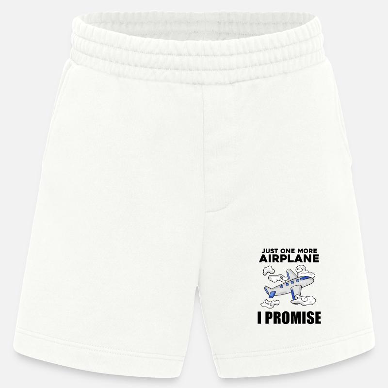 Flugzeug Pilot Spruch Geschenk - Heavyweight Shorts - made by SPREAD  - OFF WHITE