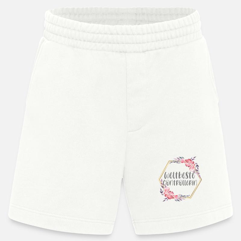 Controllerin Controlling Beruf Geschenk - Heavyweight Shorts - made by SPREAD  - OFF WHITE