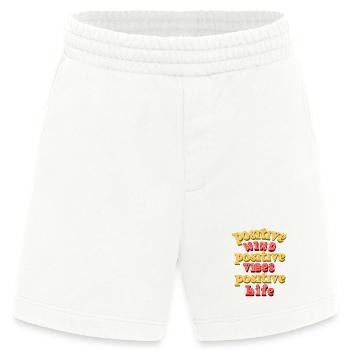 Positiver Geist, positive Stimmung - Heavyweight Shorts - made by SPREAD  - OFF WHITE - Vorne