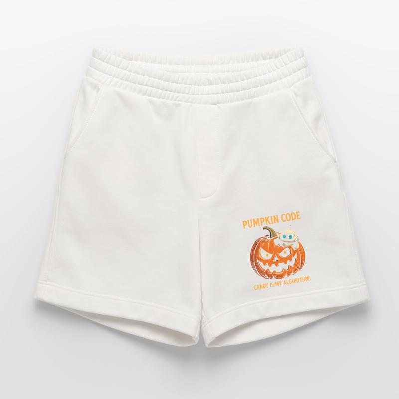 Pumpkin Code: Candy is My Algorithm! Heavyweight Shorts - made by SPREAD 