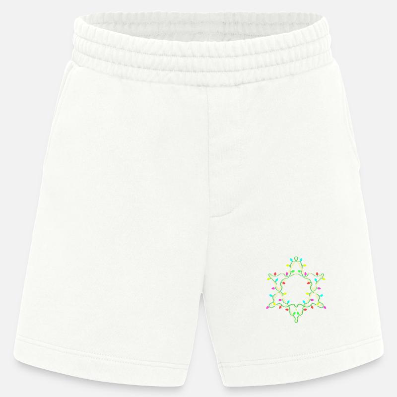 Hanoukka Hanoukka Hanoukka - Short bio épais fabriqué en UE - OFF WHITE