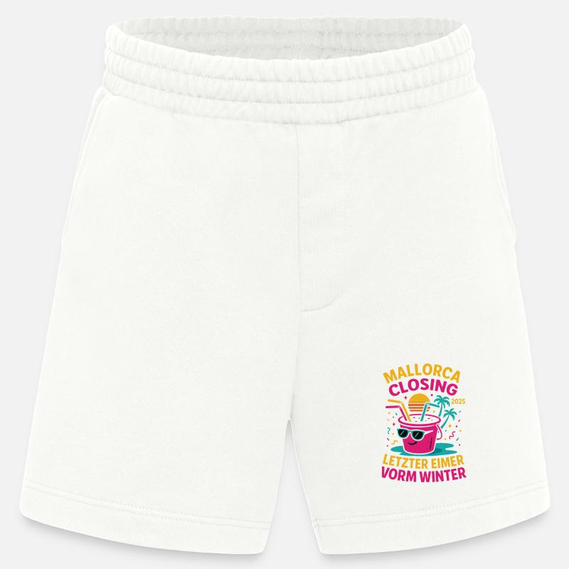 Mallorca Closing 2025 Letzter Eimer - Heavyweight Shorts - made by SPREAD  - OFF WHITE