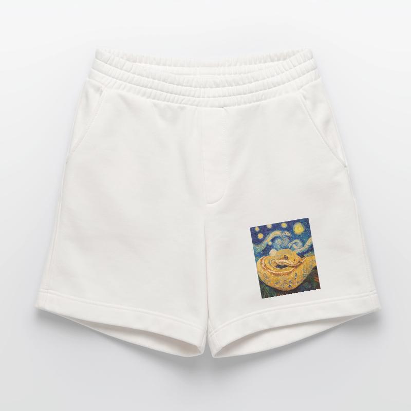 Serpent Python Style Van Gogh Nuit étoilée Short bio épais fabriqué en UE