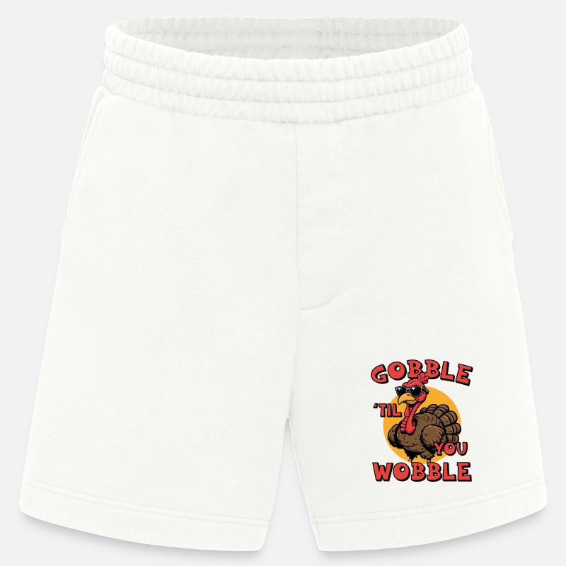 Verschlinge, bis du wackelst - Heavyweight Shorts - made by SPREAD  - OFF WHITE