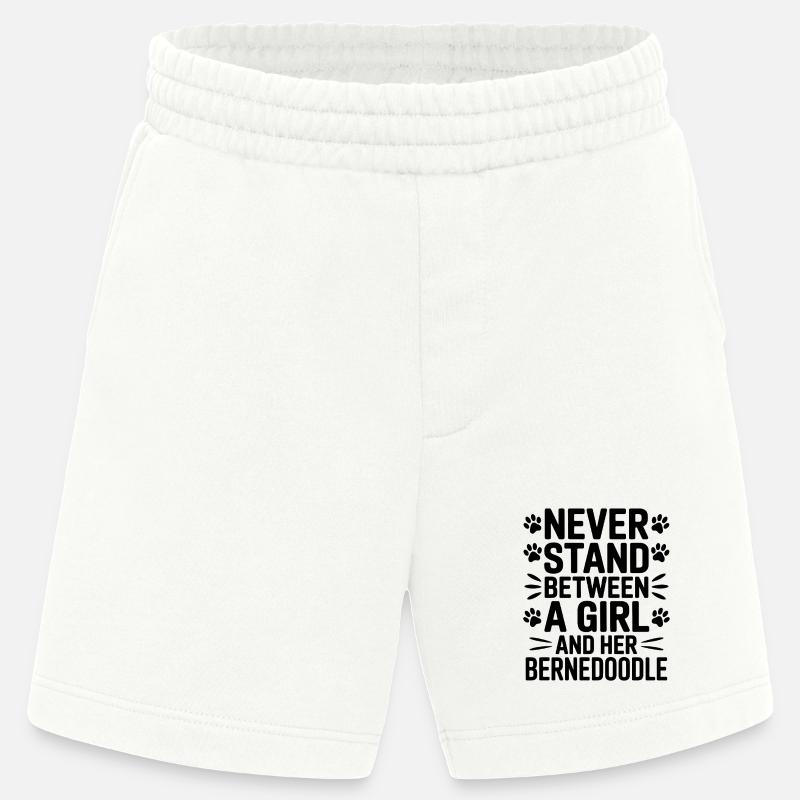 Bernedoodle Spruch Mädchen Bernedoodle Geschenk - Heavyweight Shorts - made by SPREAD  - OFF WHITE