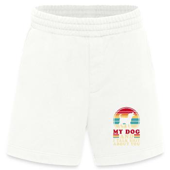 Hunde Hundeliebhaber Hundebesitzer - Heavyweight Shorts - made by SPREAD  - OFF WHITE - Vorne
