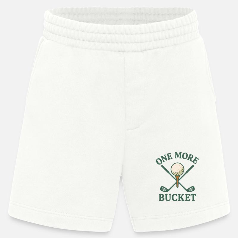 Ein weiterer Eimer Golfschläger Fun Design - Heavyweight Shorts - made by SPREAD  - OFF WHITE