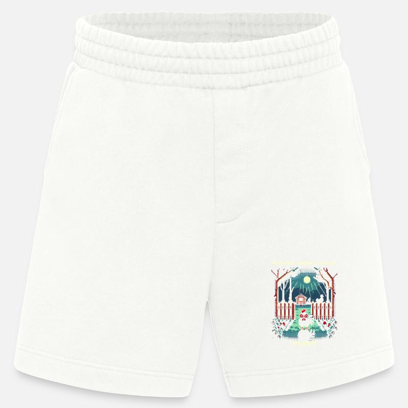 Aggro Pulled | Activate flight? - Heavyweight Shorts - made by SPREAD  - OFF WHITE