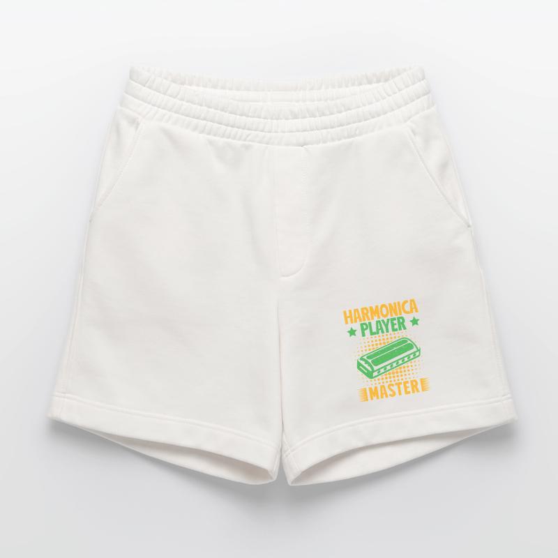 Funny Harmonica Player Master Harmonica Heavyweight Shorts - made by SPREAD 