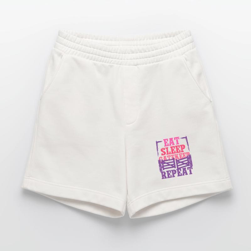 Ehefrau eines Bauern Mutter Eat Sleep Gatekeep Heavyweight Shorts - made by SPREAD 