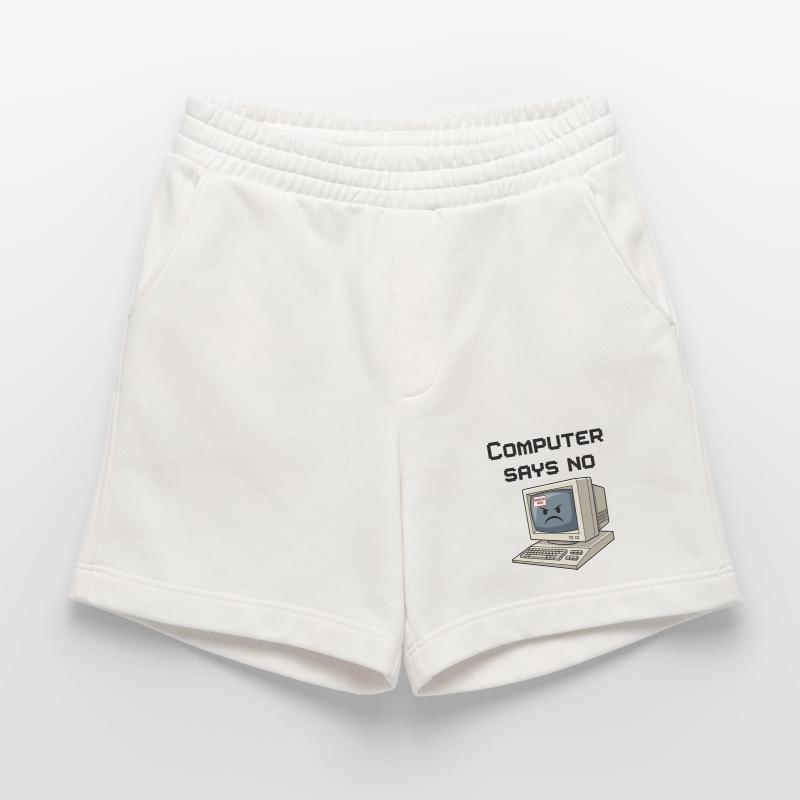 Retro Computer 404 Error Heavyweight Shorts - made by SPREAD 