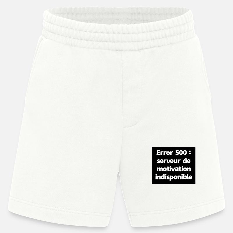 Error 500: Motivation Server Unavailable - Heavyweight Shorts - made by SPREAD  - OFF WHITE