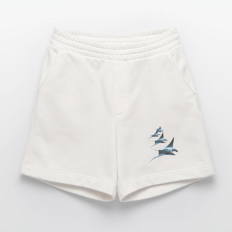 Manta Ray, Devil Ray, Stingray, Diver Heavyweight Shorts - made by SPREAD 