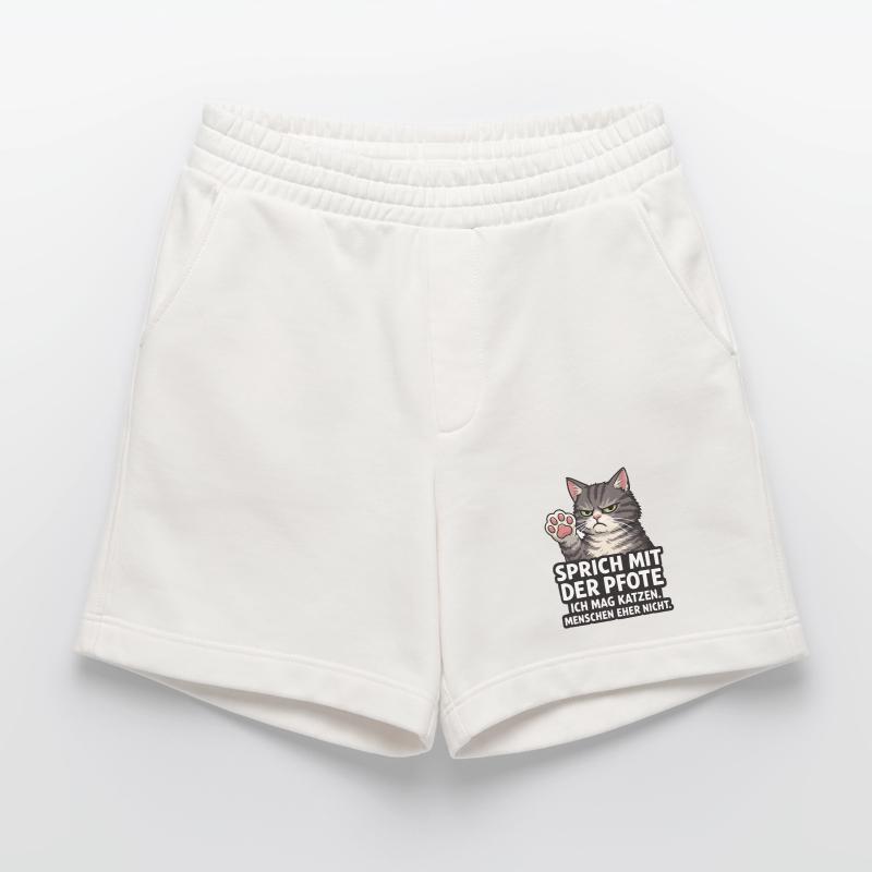 Sprich mit der Pfote – Grumpy Katze Heavyweight Shorts - made by SPREAD 