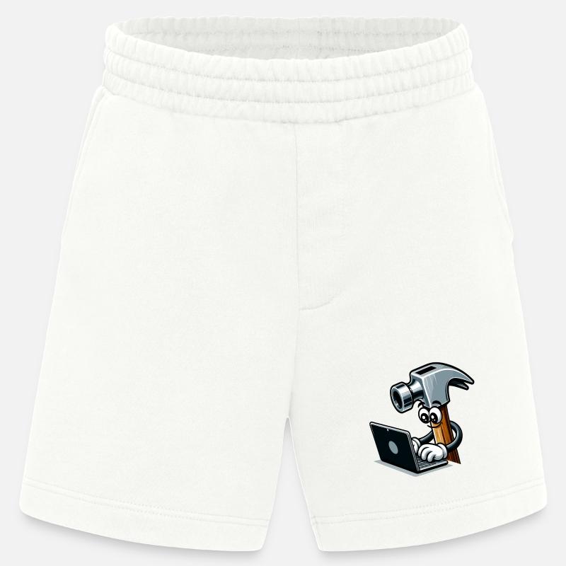 HammerCode: Tool meets bits - Heavyweight Shorts - made by SPREAD  - OFF WHITE