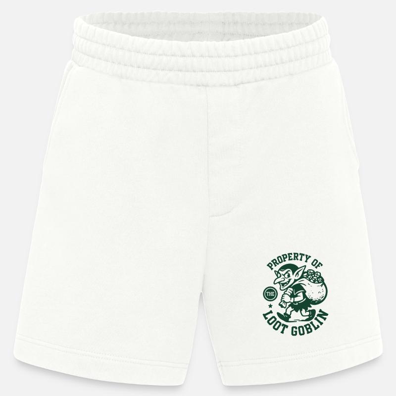 Loot-Goblin Eigentum | RPG Beute Sammler - Heavyweight Shorts - made by SPREAD  - OFF WHITE