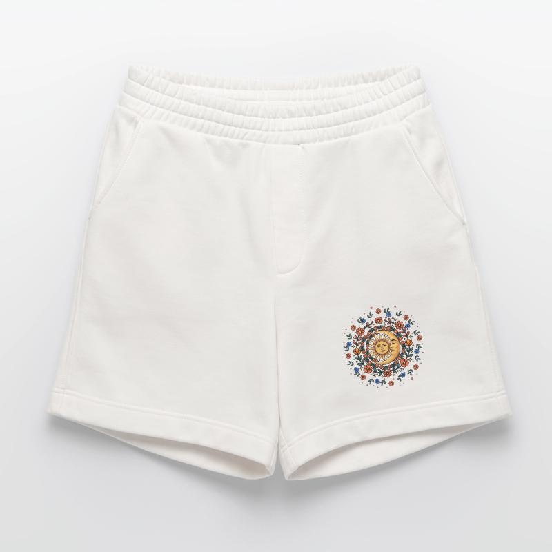 Litha Pagan Summer Solstice Midsummer Midsommar Heavyweight Shorts - made by SPREAD 