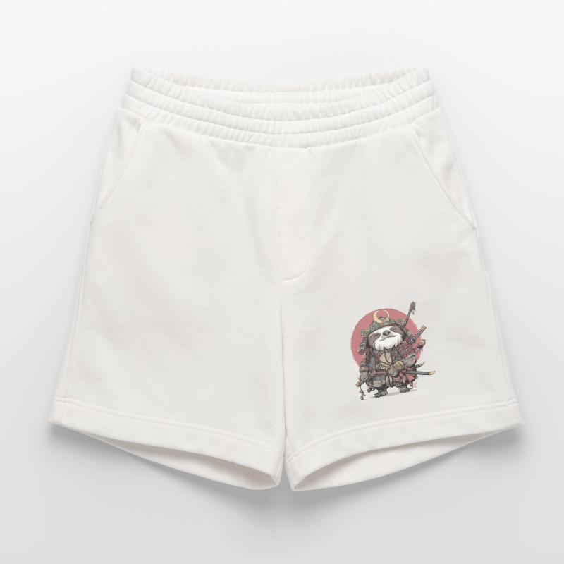 Sloth Samurai Armor Heavyweight Shorts - made by SPREAD 