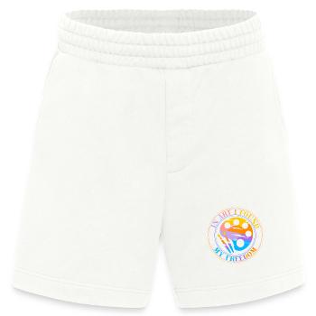 Artist Painter Graphic In Art I Found Freedom Gift - Heavyweight Shorts - made by SPREAD  - OFF WHITE - Vorne