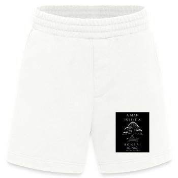 Mann wie Bonsai: Alter Wert - Heavyweight Shorts - made by SPREAD  - OFF WHITE - Vorne
