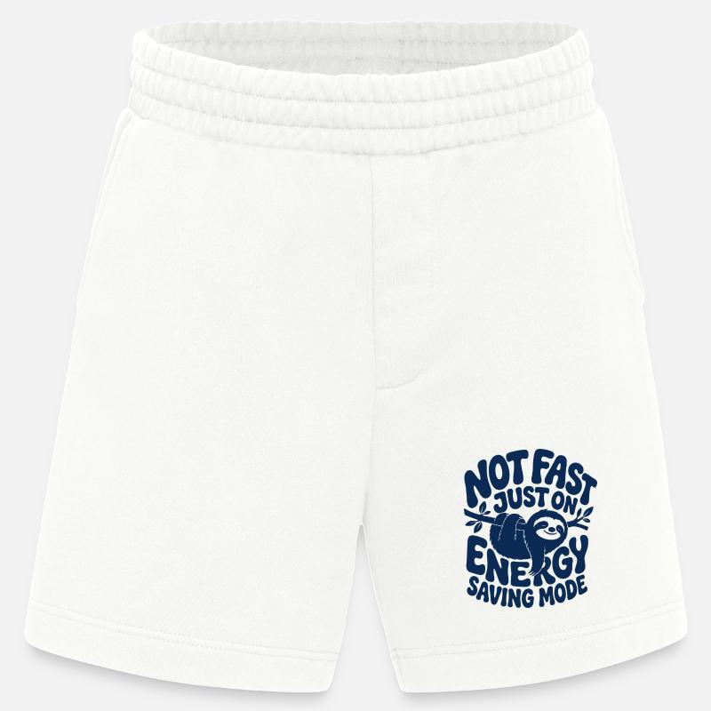 Professional Napper Sloth - Heavyweight Shorts - made by SPREAD - OFF WHITE