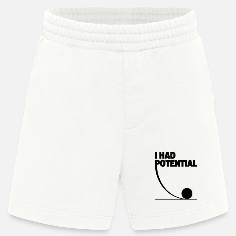 I had potential science math physics - Heavyweight Shorts - made by SPREAD  - OFF WHITE