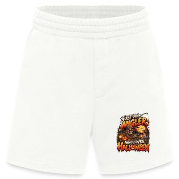 Nur ein Angler der Halloween mag - Heavyweight Shorts - made by SPREAD  - OFF WHITE - Vorne